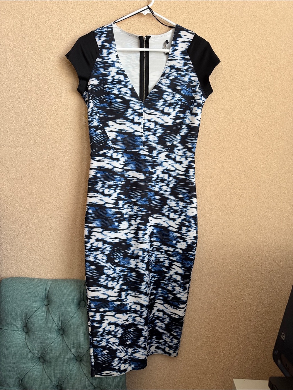 Zara Bodycon Midi Dress NWOT